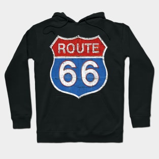 Route 66 --- Vintage Look Design Hoodie
